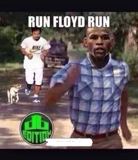 mayweather running meme